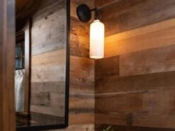 Bronze And White Glass Wall Light -Andrew Martin 1093112 bronze 3