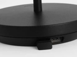 Rechargeable Table Lamp -Andrew Martin 1093779 doppia accent rechargeable table lamp black 12