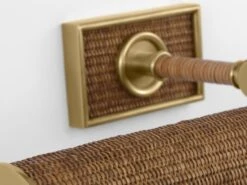 Rattan And Brass Picture Light 10 Rattan And Brass Picture Light -Andrew Martin 1094047 halwell 18 picture light antique burnished brass natural rattan 4