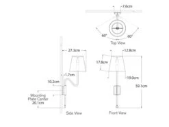 Articulated Bronze And Leather Wall Light -Andrew Martin 1094247 screenshot 2025 08 27 083556