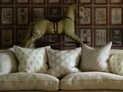 Floral Cushion In Warm Brown 11 Floral Cushion In Warm Brown -Andrew Martin 1094865 journal thyme daisy med 1