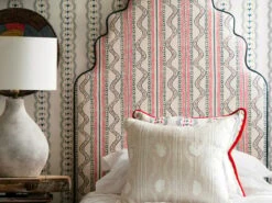 Stone-effect Table Lamp -Andrew Martin 1095910 hearty periwinkle wallpaper headboards in flow pink cushions in hearty denim falling leaves ivory zen table lamp close up sml