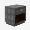 Fitz Grey Bedside Table -Andrew Martin 112469 fitz bedside table grey angle st0374