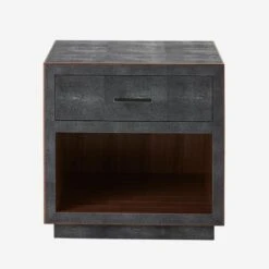 Fitz Grey Bedside Table -Andrew Martin 112472 fitz bedside table grey front st0374