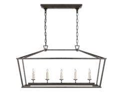 A Classic Linear Lantern Pendant Light