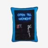 Open Till Midnight Neon Cushion -Andrew Martin 116667 open till midnight cushion front