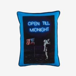 Open Till Midnight Neon Cushion