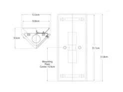 Alabaster And Brass Wall Light -Andrew Martin 118937 clayton wall light tech