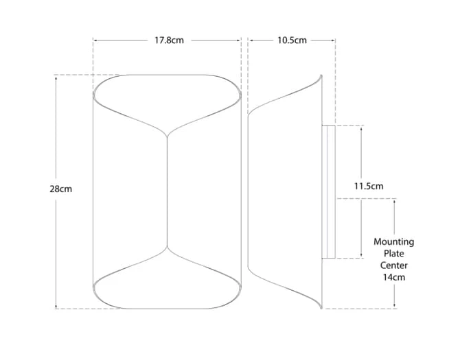 Wall Light In White With Gold Interior 6 Wall Light In White With Gold Interior - Image 4