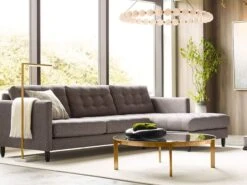 Floor Lamp In Natural Brass And White Marble -Andrew Martin 122051 klee brass floor lamp life 2