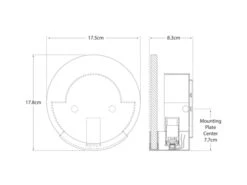 Wall Light In Bronze And Alabaster 7 Wall Light In Bronze And Alabaster -Andrew Martin 122308 melange disc wall light tech