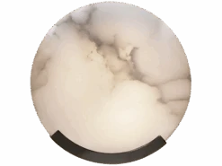 Wall Light In Bronze And Alabaster