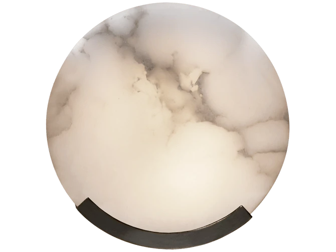 Wall Light In Bronze And Alabaster 3 Wall Light In Bronze And Alabaster