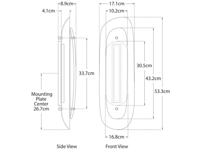 Tall Rounded Wall Light 7 Tall Rounded Wall Light - Image 5