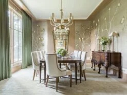 Chandelier In Antique Brass 8 Chandelier In Antique Brass -Andrew Martin 122381 vivian 3