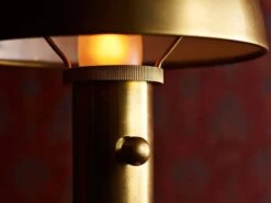 Desk Lamp In Antique Brass -Andrew Martin 124416 brass 3
