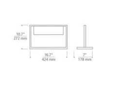 Table Lamp In Nightshade Black 17 Table Lamp In Nightshade Black -Andrew Martin 124440 tech sheet