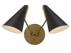 Double Shade Wall Light