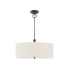Linen Hanging Shade In Bronze -Andrew Martin 132318 reed pendant bronze