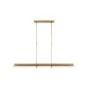 LED Linear Pendant Light 2 LED Linear Pendant Light -Andrew Martin 133005 precision brass