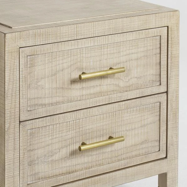 Raffles Bedside Table, Two Drawer 4 Raffles Bedside Table, Two Drawer - Image 2
