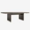 Raffles Grey Extending Dining Table -Andrew Martin 139623 raffles ext dining table grey angle extended