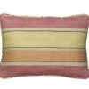 Rectangular Cushion With Stripes In Pale Yellow, Pink And Orange -Andrew Martin 140539 santorini lime cushion sml