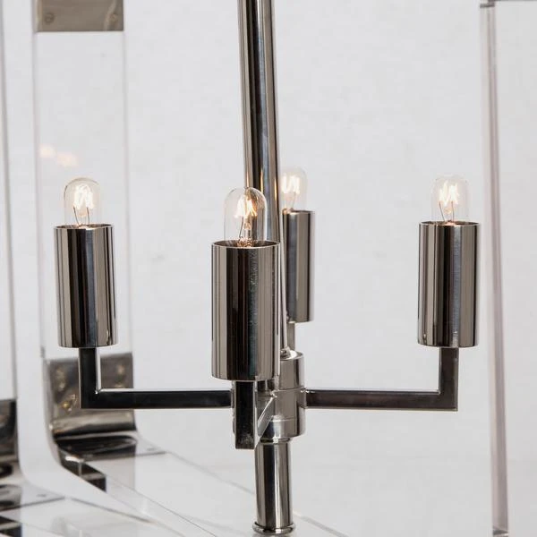 Zachary Acrylic 11 Spiral Light, Nickel 6 Zachary Acrylic 11 Spiral Light, Nickel - Image 4