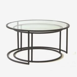 Harlan Black Nested Coffee Table