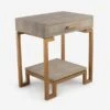Flex Cream Side Table, Cream 2 Flex Cream Side Table, Cream -Andrew Martin 141150 flex side table cream angle