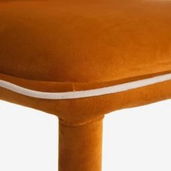 Milo Orange Dining Chair -Andrew Martin 141230 milo close up 1