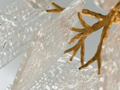 Piemonte Glass Chandelier -Andrew Martin 143350 piemonte chandelier 12 lights