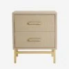 Hesta Cream Bedside Table -Andrew Martin 146659 hesta cream front