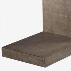 Raffles End Table, Grey -Andrew Martin 148901 raffles side table grey detail2