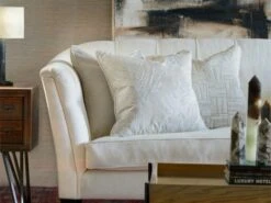 Geometric Epingle Velvet Cushion -Andrew Martin 151794 brooklyn set 2 sml