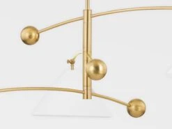 Sculptural Brass Chandelier -Andrew Martin 152714 birdie chandelier 7