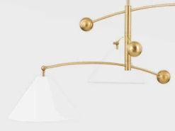 Sculptural Brass Chandelier -Andrew Martin 152715 birdie chandelier 8