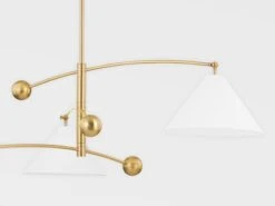 Sculptural Brass Chandelier -Andrew Martin 152716 birdie chandelier 9