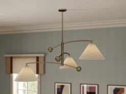 Sculptural Brass Chandelier -Andrew Martin 152720 birdie chandelier 13 benmarshallinteriors