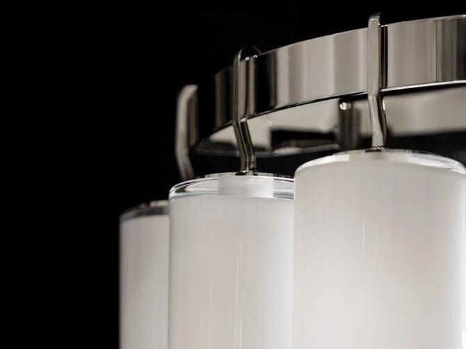 Polished Nickel Chandelier 6 Polished Nickel Chandelier - Image 4