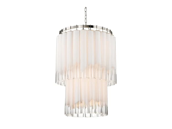 Polished Nickel Chandelier 3 Polished Nickel Chandelier