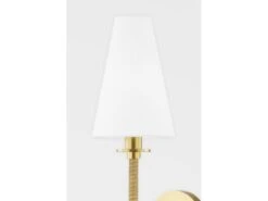 Aged Brass And Rattan Wall Light -Andrew Martin 152907 t3wicp2y