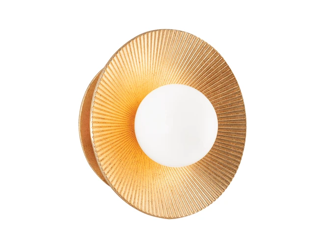 Wall Light In Gold Leaf 3 Wall Light In Gold Leaf