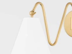 Pivoting Wall Light 10 Pivoting Wall Light -Andrew Martin 153741 onda wall light brass 4