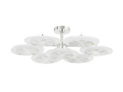 Polished Nickel Ceiling Light