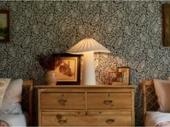 Elegant Linen Table Lamp -Andrew Martin 153903 chanterelle table lamp marcweinbergnyc 2