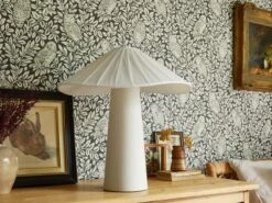 Elegant Linen Table Lamp -Andrew Martin 153904 chanterelle table lamp marcweinbergnyc 3
