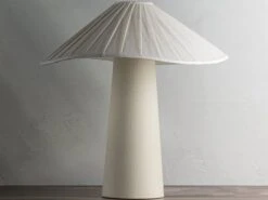 Elegant Linen Table Lamp -Andrew Martin 153911 chanterelle table lamp 7