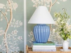 Fluted Ceramic Table Lamp 14 Fluted Ceramic Table Lamp -Andrew Martin 153917 clarendon table lamp donnadotanphoto