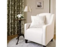 Embroidered Cushion In Totem Linen In Ivory 11 Embroidered Cushion In Totem Linen In Ivory -Andrew Martin 188995 3